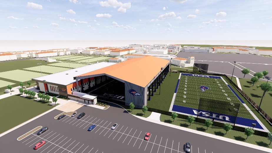 aerial graphic Roadrunner Athletics Center of Excellence